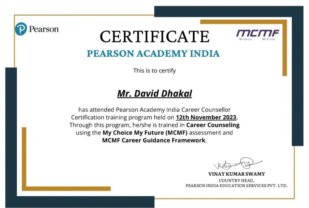 Career Counsellor Certification (MCMF)